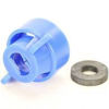 Picture of NOZZLE 114441A-4-CELR BLUE QUICK TEEJET CAP AND GASKET  (REPLACES 25612-4-NYR)