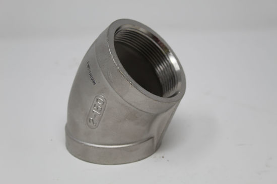 Picture of ELBOW 2" 150# SS304 THREADED 45*