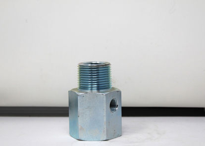 Picture of ACME A2031: 1" MALE PIPE THREAD x 1" FEMALE PIPE THREAD WITH 1/4" FEMALE PIPE THREAD SIDEOUT