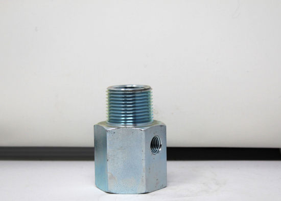 Picture of ACME A2031 A-416: 1" MALE PIPE THREAD x 1" FEMALE PIPE THREAD WITH 1/4" FEMALE PIPE THREAD SIDEOUT