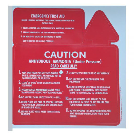 Picture of DECAL 3 PART SAFETY