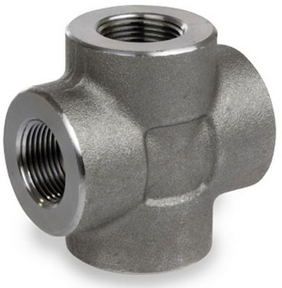 Picture of COUPLING CROSS FORGED STEEL 1/4"