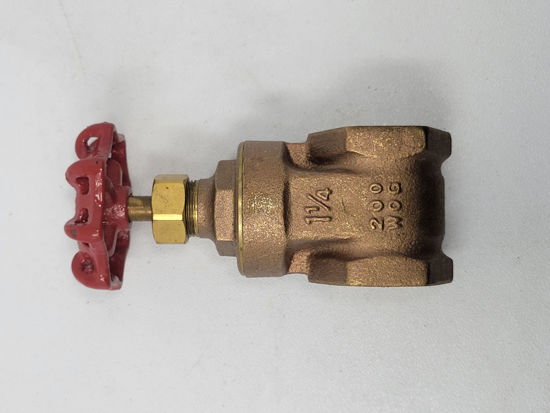 Picture of VALVE GATE BRASS 1-1/4"