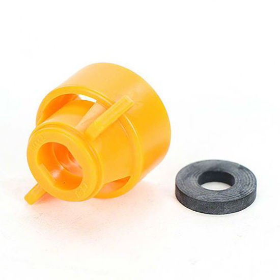 Picture of NOZZLE QUICK TEEJET CAP AND GASKET 114443A-8-CELR ORANGE (REPLACES 25598-8-NYR)