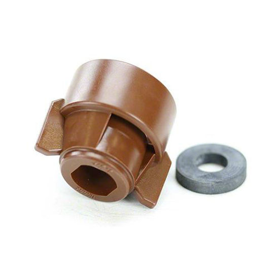 Picture of NOZZLE 114443A-7-CELR BROWN QUICK TEEJET CAP AND GASKET  (REPLACES 25598-7-NYR)