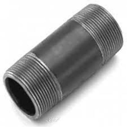 Picture of NIPPLE SCHEDULE 40 BLACK IRON 1-1/2"X4"