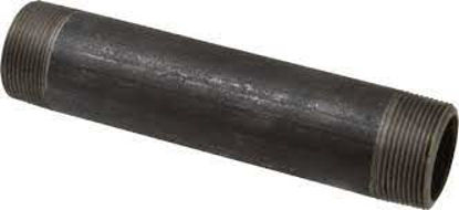 Picture of NIPPLE SCHEDULE 40 BLACK IRON 2"X8"