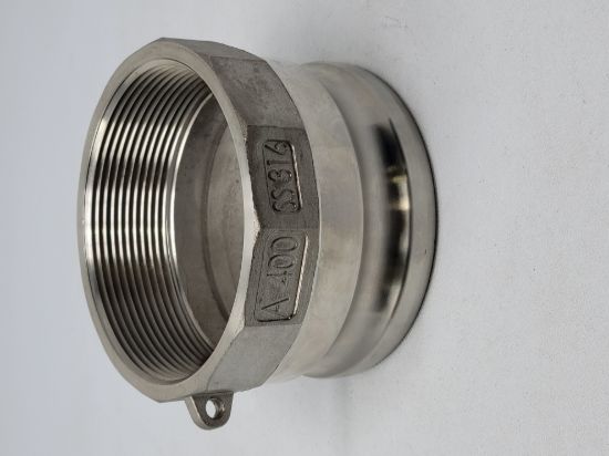 New Aluminum 400A Camlock Fitting 4" Male Adapter X 4" Female NPT