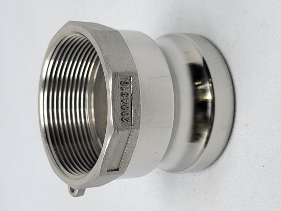 Picture of CAMLOCK 200A: 2" STAINLESS STEEL FITTING PART A