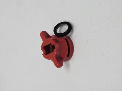 Picture of NOZZLE 23306H-3-CELR RED  QUICK TEEJET CAP AND GASKET TO HARDI