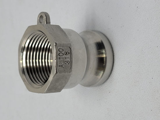 Picture of CAMLOCK 100A: 1" STAINLESS STEEL FITTING PART A