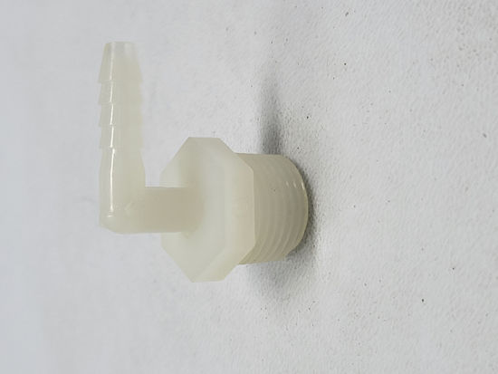 Picture of KING NIPPLE NYLON 90* 1/4"X1/2" MPT
