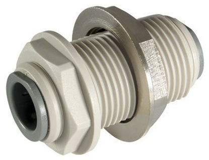 Picture of PUSHLOCK BULKHEAD UNION CONNECTOR 3/8"