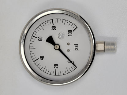 Picture of GAUGE PRESSURE LIQUID FILLED SS 4" 100#