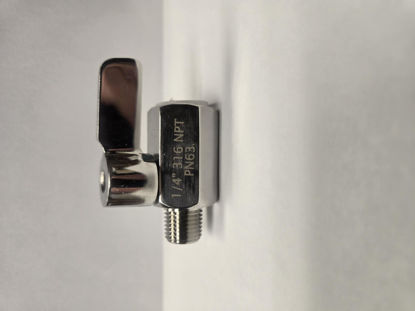 Picture of VALVE 1/4" MPT X FPT MINI 316 STAINLESS STEEL BALL VALVE