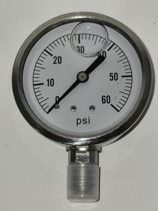 Picture of GAUGE PRESSURE OIL FILLED 60#