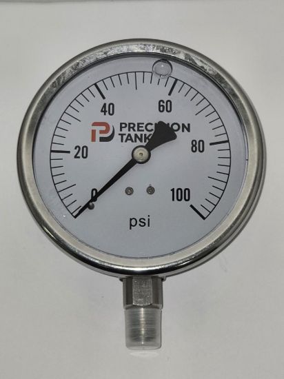 Picture of GAUGE PRESSURE OIL FILLED 100# VALLEY