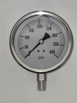 Picture of GAUGE PRESSURE OIL FILLED SS 4" 400#
